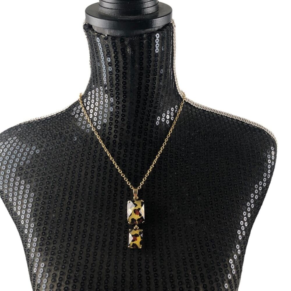 Animal instinct gold tone adjustable necklace